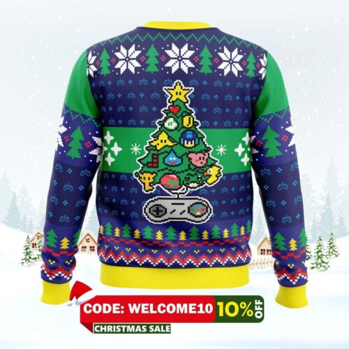 classic gamer ugly christmas sweater retro gaming holiday jumper auramez 1 1