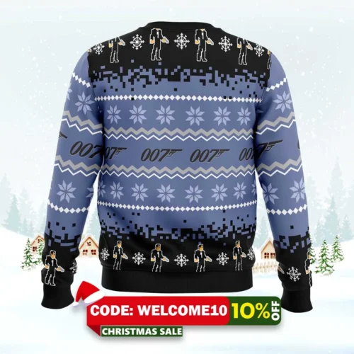 007 james bond ugly christmas sweater 2