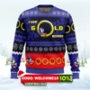 5 gold rings sonic the hedgehog ugly christmas sweater 1