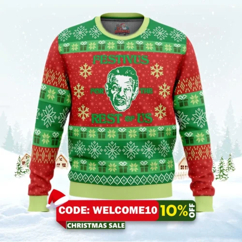 a festivus for the rest of us seinfeld ugly christmas sweater 1