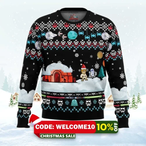 a new christmas star wars ugly christmas sweater 1