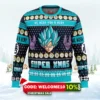 a very saiyan christmas dragon ball z ugly christmas sweater 1
