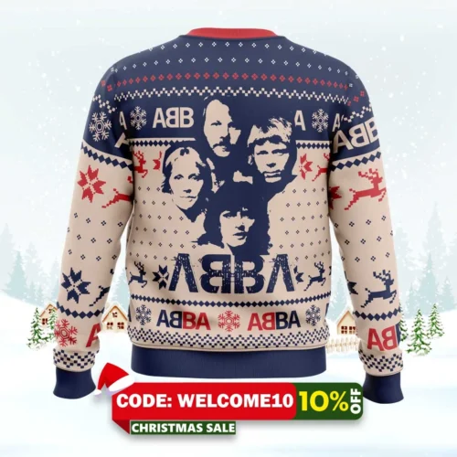 abba ugly christmas sweater 2