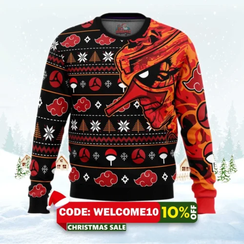 akatsuki itachi uchiha susanoo naruto christmas sweater 1
