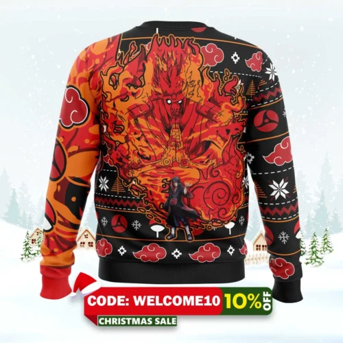 akatsuki itachi uchiha susanoo naruto christmas sweater 2