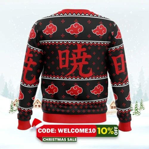 akatsuki naruto ugly christmas sweater 2
