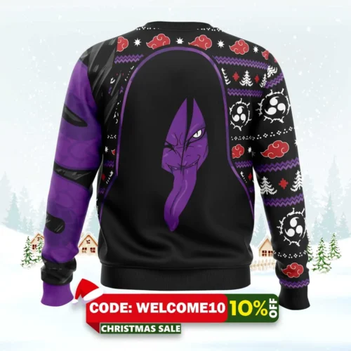 akatsuki orochimaru naruto christmas sweater 2