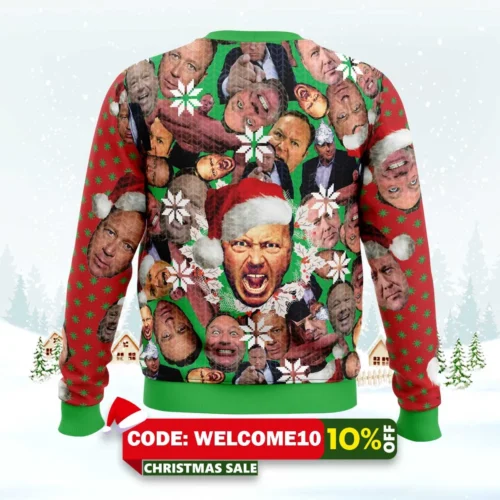 alex jones ugly christmas sweater 2