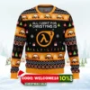 all i want for christmas is half life 3 ugly christmas sweater 1