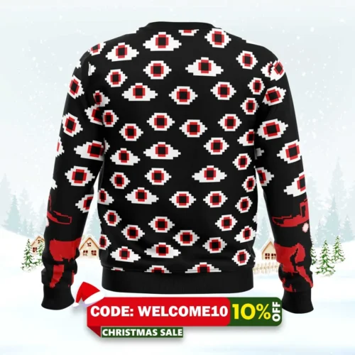 alucard eyes hellsing ugly christmas sweater 2