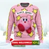 always hungry kirby ugly christmas sweater 1