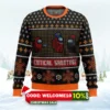 among us critical sabotage ugly christmas sweater 1
