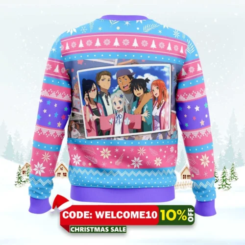 anohana the flower we saw that day ugly christmas sweater 2