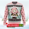 anya forger waku waku spy x family ugly christmas sweater 1