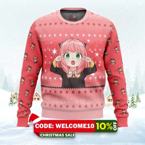anya spy x family ugly christmas sweater 1