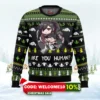 are you human dororo ugly christmas sweater 1