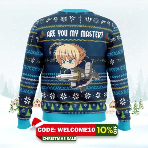 are you my master fate zero ugly christmas sweater 2