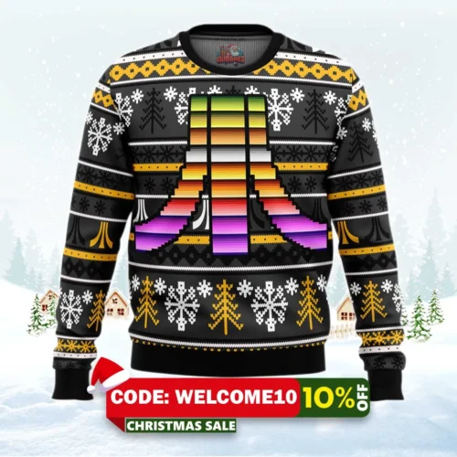 atari ugly christmas sweater 1