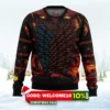 attack on titan ugly christmas sweater 1