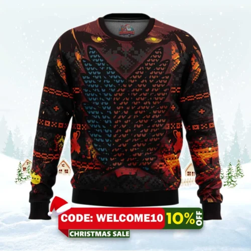 attack on titan ugly christmas sweater 1