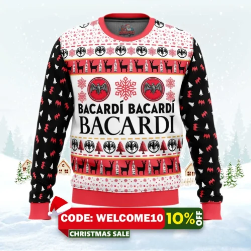 bacardi ugly christmas sweater 1