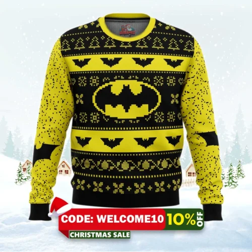 batman ugly christmas sweater 1