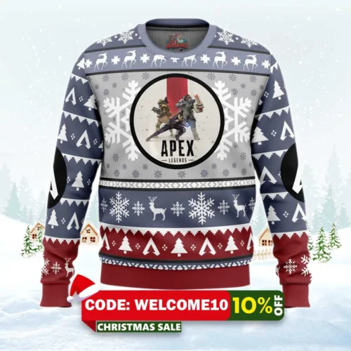 battle royale apex legends ugly christmas sweater 1