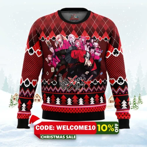 beautiful gambler ugly christmas sweater 1