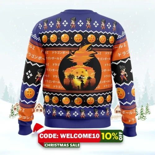 beautiful sunset ugly christmas sweater 2