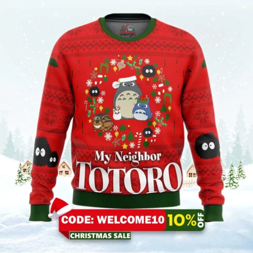 best neighbor ugly christmas sweater 1