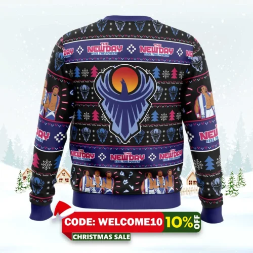 big meaty men slappin meat the new day ugly christmas sweater 2