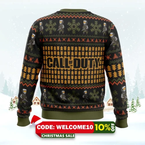 black ops 2 call of duty ugly christmas sweater 2