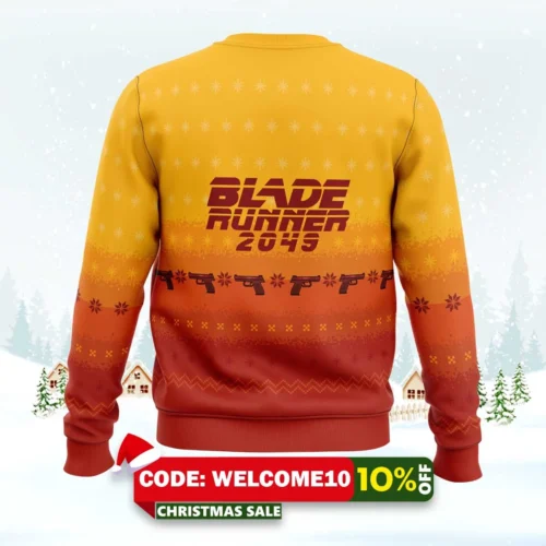 Blade Runner 2049 Ugly Christmas Sweater 1 blade runner 2049 ugly christmas sweater 2