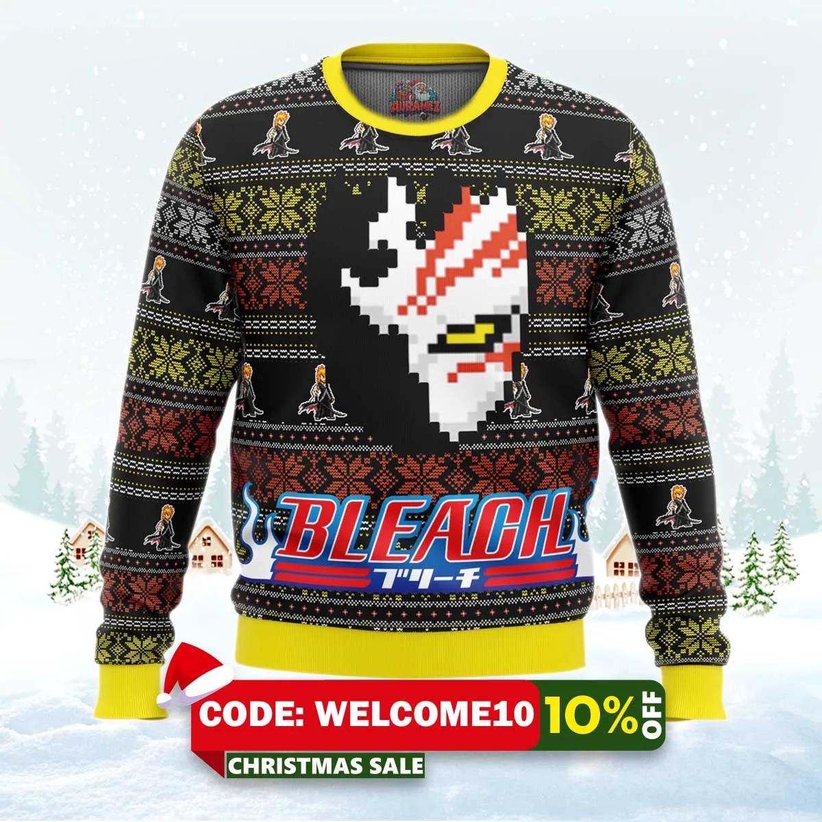 bleach alt ugly christmas sweater 1 bleach alt ugly christmas sweater 1