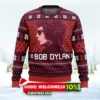blood on the tracks bob dylan ugly christmas sweater 1