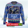 blue lock ugly christmas sweater 1