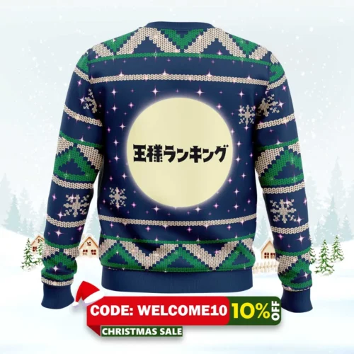 bojji and kage full moon ranking of kings ugly christmas sweater 2