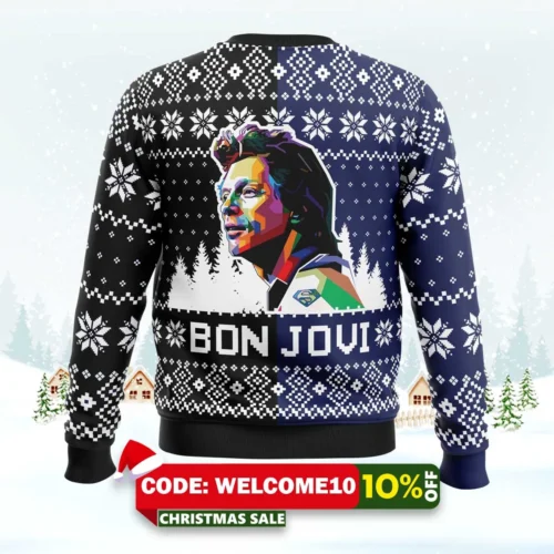 bon jovi ugly christmas sweater 2