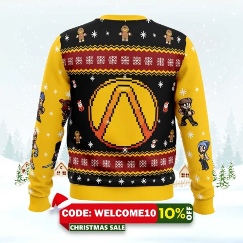 borderlands ugly christmas sweater 2