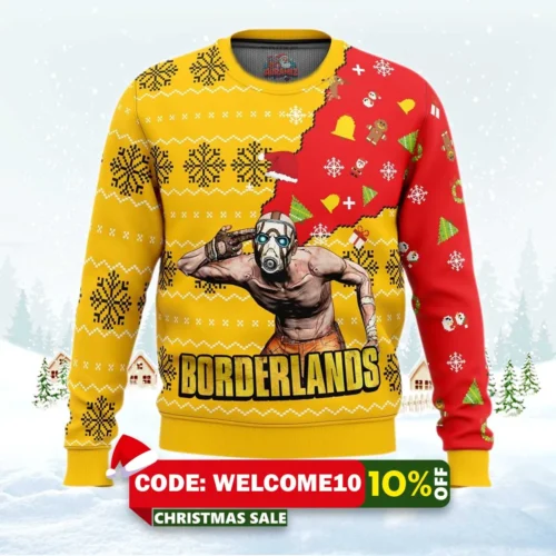 borderlands v2 ugly christmas sweater 1