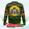 bowser castle super mario bros ugly christmas sweater 1