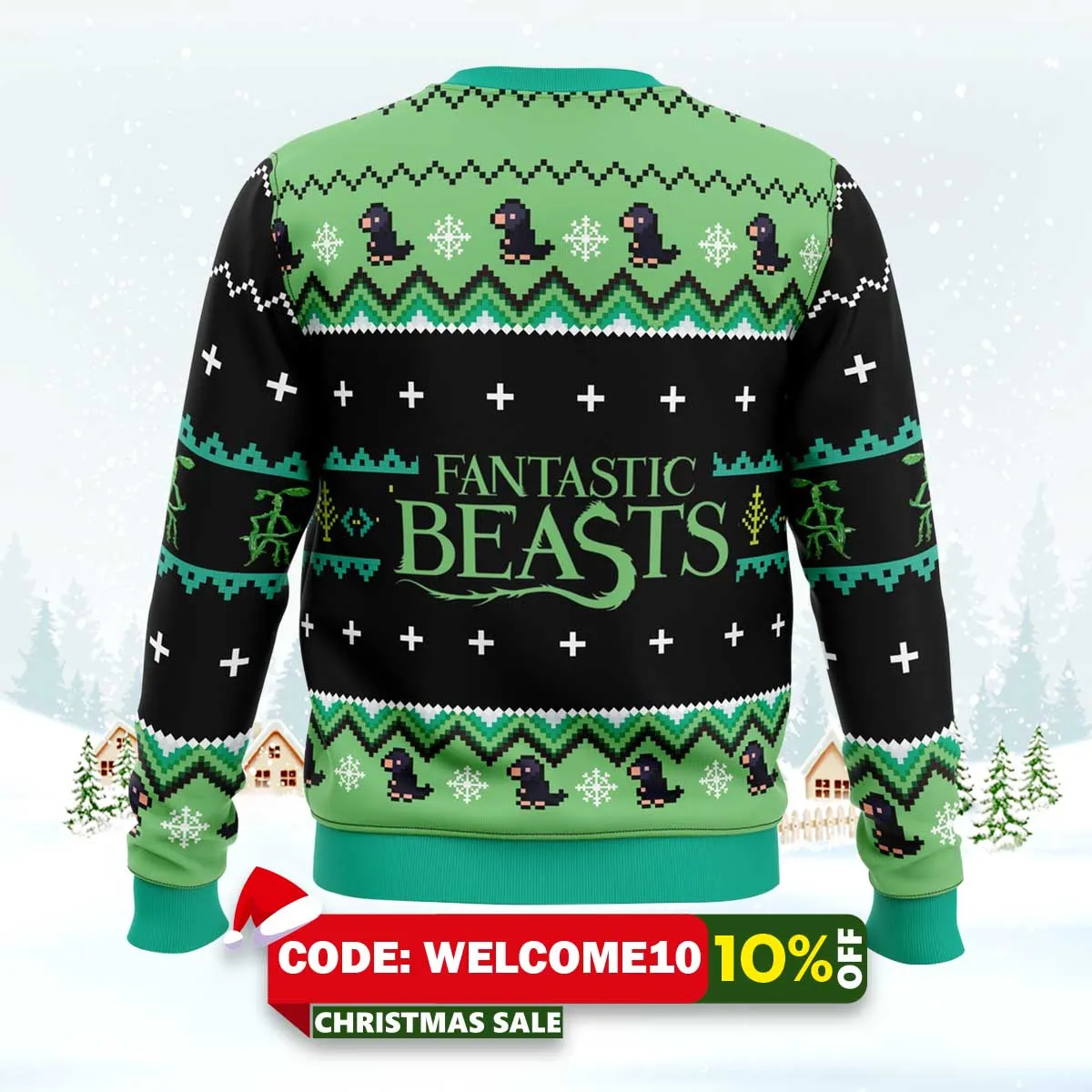 bowtruckle fantastic beasts ugly christmas sweater 2 bowtruckle fantastic beasts ugly christmas sweater 2
