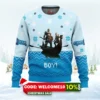 boy god of war ugly christmas sweater 1