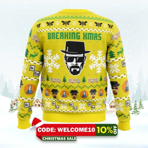 breaking xmas breaking bad ugly christmas sweater 2