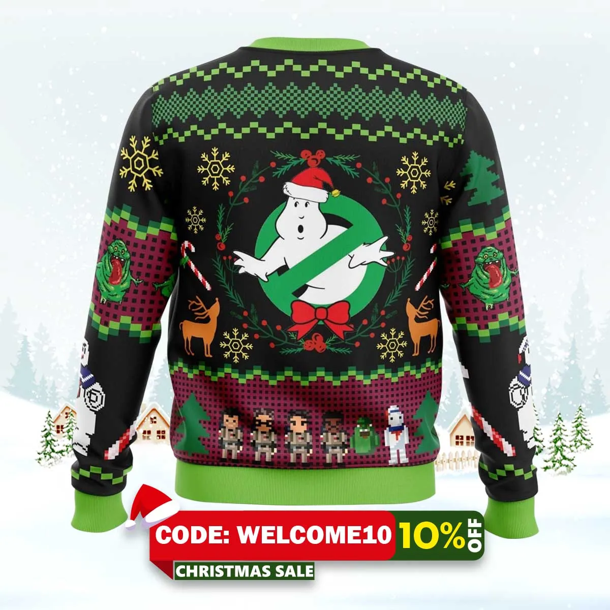 bustin christmas ghostbusters ugly christmas sweater 2 bustin christmas ghostbusters ugly christmas sweater 2
