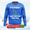 bye buddy elf ugly christmas sweater 1