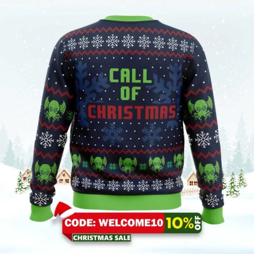 Call Of Christmas Cthulhu Ugly Christmas Sweater 1 call of christmas cthulhu ugly christmas sweater 2