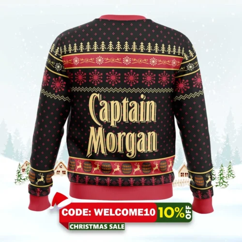 captain morgan ugly christmas sweater 2