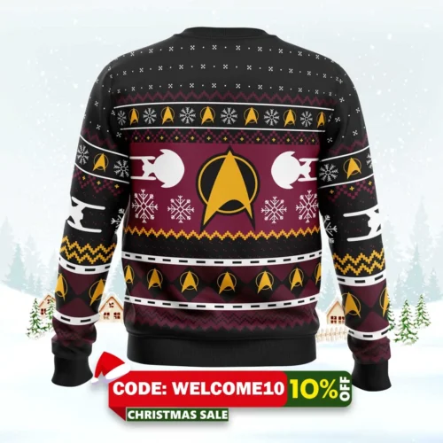 captain picard ugly christmas sweater 2