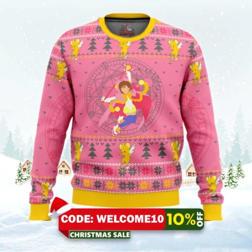 cardcaptor sakura ugly christmas sweater 1